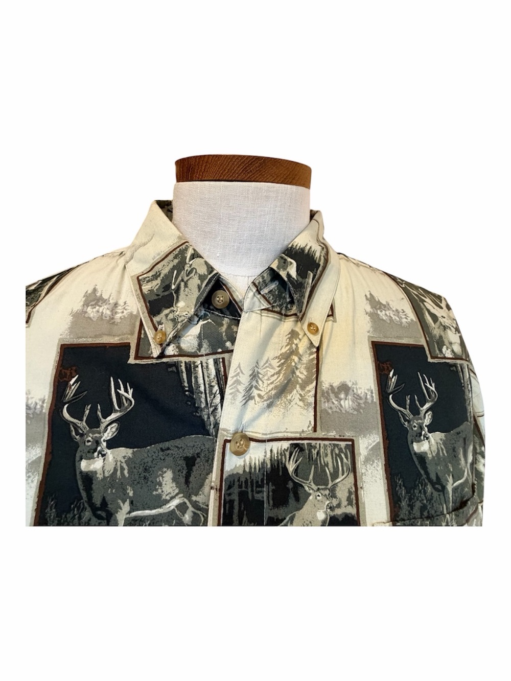 Field And Stream 2XL Outdoor Deer Cotton Long Sleeve Button Shirt Hunting Shirt